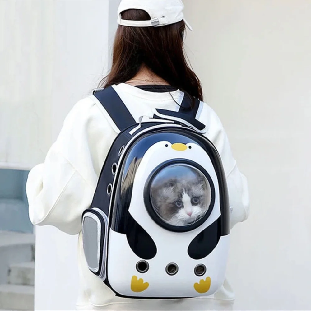 Pet Portable Carrier Backpack Space Capsule Travel Dog Cat Bag different colors.